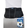 【公式ショップ】 メディエイド 腰サポーター しっかりガード 腰 ライト M ブラック ライトサポート 男女兼用