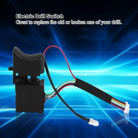 Oumefar Adjustable Speed CW/CCW Electric Drill Trigger Switch Fit Push Button Power Tool Replacement Parts 7 2V 24V 16A