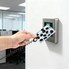SHININGEYES ID Card Badge Holder Key Chain Plastic Spring Rope