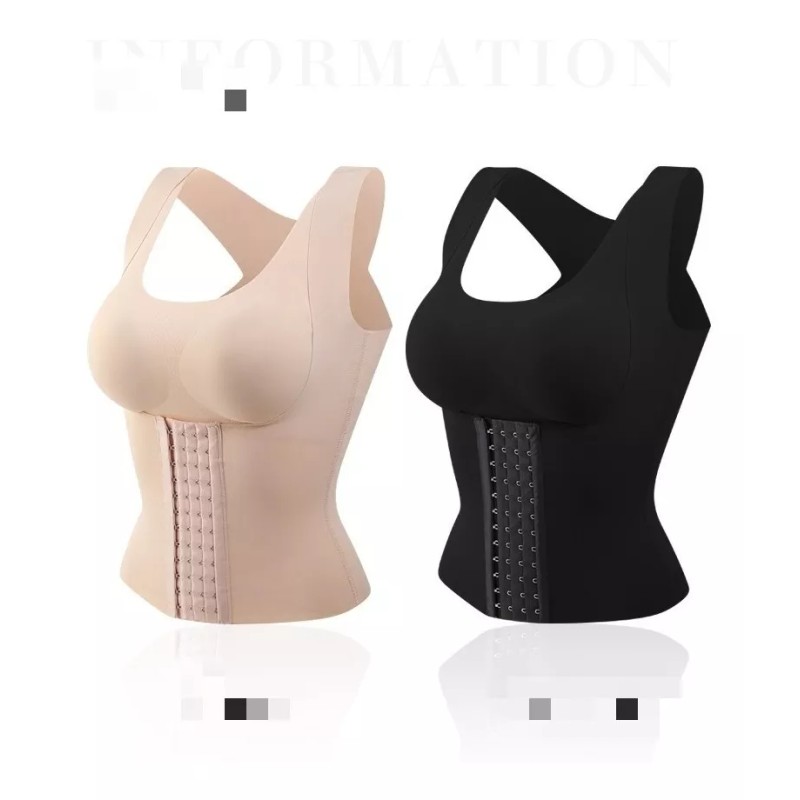 I Love Shape Faja Chaleco Reductora Moldeadora Látex Sostén Orgánico
