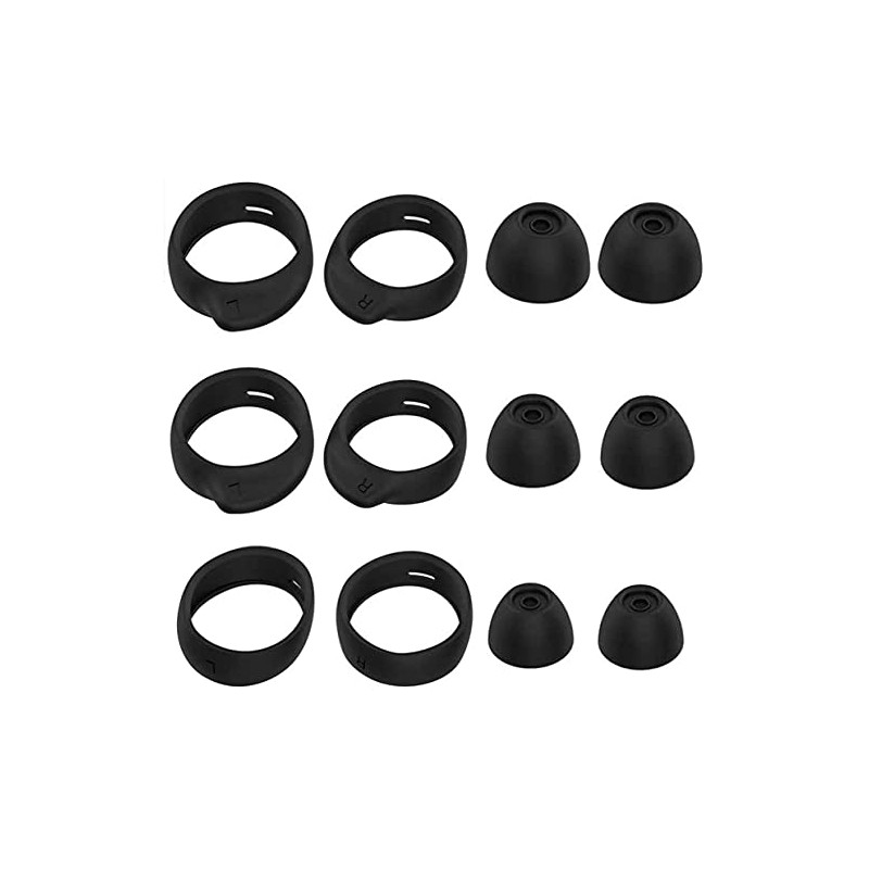 JNSA 12 PCS Medium Size Wingtips and Ear Tips Compatible