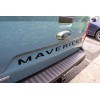 Unbranded Gloss Black Tailgate Insert Letters Badge For MAVERICK Emblem