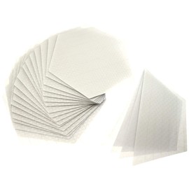 Eco Grip Eco Non-Slip Clear Deck Hexagon Hexagon Film for Tail Deck Nose Longboard SUP NO Wax (Transparent (22 Pieces)