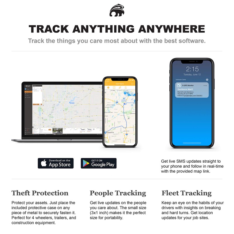 BadgerTracker - GPS Tracker 4G LTE Real Time Tracking for