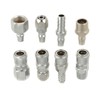8PCS BSP 1/2 InchPneumatic Quick Coupler Plug Socket Set, for