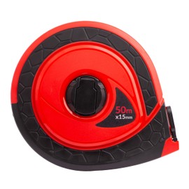 MIVOS Tape Measure 50 m – Robust Tape Measure – Folding Crank – Roll Meter – Fibreglass – Quick Tape Retraction – Rubberised, Non-Slip Inserts – ABS Plastic Housing