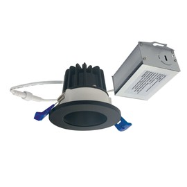 Nora NM2-2RDC4030BB 2" Mini Recessed Downlight, 400 Lumens - No Housing Required (Matte Black, 3000K)
