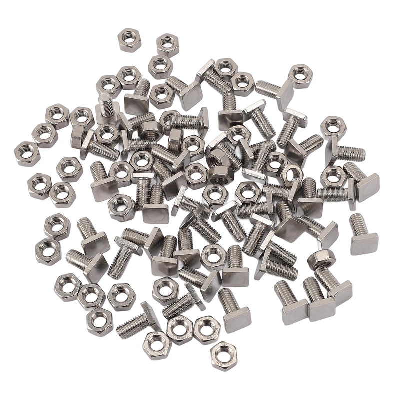 Greenhouse Nuts and Bolts,50 Sets Stainless Steel Greenhouse Screws Quick