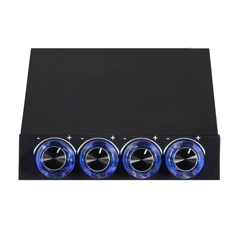 4 Channel Computer Fan Speed & Temperature Controller Heat Reducing