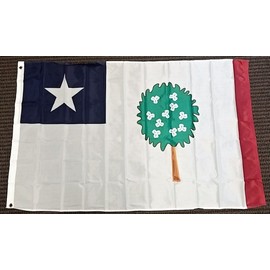 Mississippi Republic with Magnolia Polyester 3x5 Foot Flag US Historical Banner