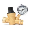 U.S. Solid Brass Water Regulator Valve 3/4" Adjustable Pressure Regulator
