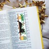 FREEBLOSS 6 Set Cross Stitch Bookmark Kits Cat and Potted