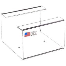 Dynalon 176224 Acrylic Small Kimwipe Dispenser, 5" Length x 5-1/4" Width x 3-3/8" Height