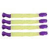 KIMISS Wheel Link Straps,4 pcs Alloy Wheel Bridging Security Link