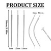 Tomedeks 5 PCS Stainless Steel Piercing Taper,14G 16G 18G 20G