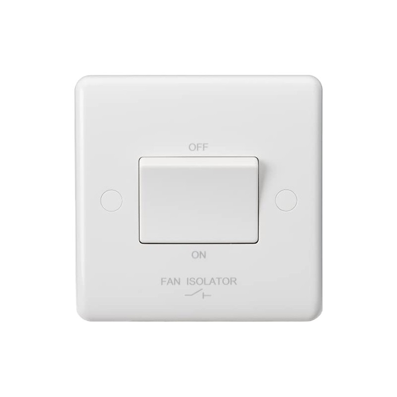 Knightsbridge CU1100 Curved Edge 10 A 3 Pole Fan Isolator