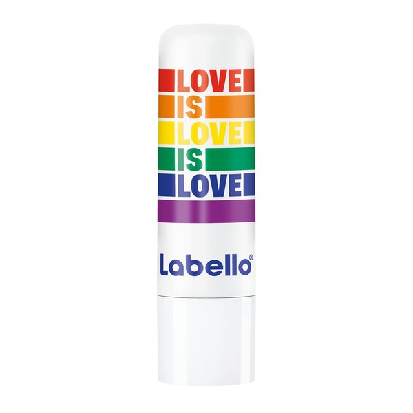 Labello Pride Kiss Edition Lip Balm Stick for 24-Hour Care and Intensive Moisture, Lip Care with Shea Butter for All Lips and All Kisses (4.8 g)