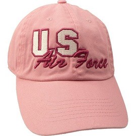 Gift House Us Air Force Script Military Hat (Pink)