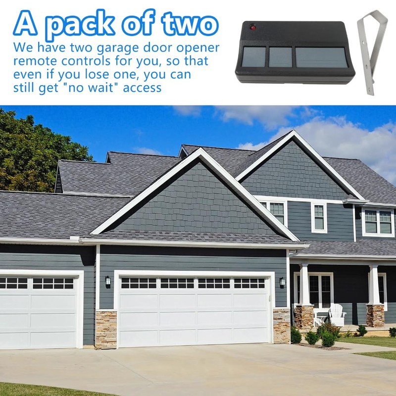 HaeKap Universal Garage Door Opener Remote for Chamberlain 950D, 950CD,