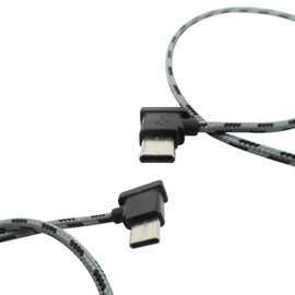 Upgraded 2-Pack 30cm/11.8inch Data Transfer Cable for DJI Mavic Air 2 Controller/DJI Avata Goggles 2/Mini 3 Pro Remote Controller RC Type-C to Type-C by GRABOTE