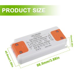 EPLZON 12V 15W LED Transformer LED Driver Compact LED Light Adapter for G4 MR16 MR11 GU4 GU5.3 LED lamps (2 Pieces)