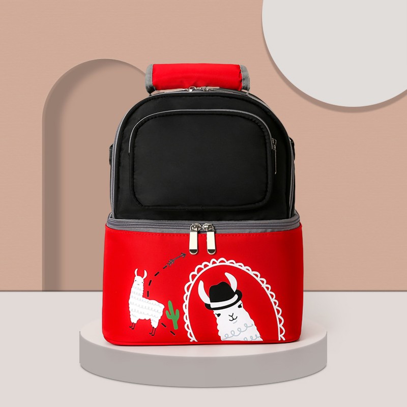 Milk Cooler Backpack Double Layer Nylon Stable Temperature Breast Milk
