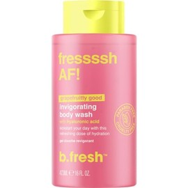 b.fresh Grapefruit Body Wash | Fressssh AF! - Invigorating Body Wash w/Hyaluronic Acid, Cruelty Free, Paraben Free, Skin Loving Ingredients, 16 Fl Oz