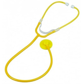 Single Head Infection Control Clinical Stethoscope Yellow Tubes by Valuemed®