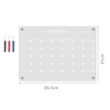 Acrylic Clear Whiteboard, Clear Message Board, Refrigerator Sticker, Magnetic Compatible,