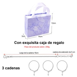 CHENGBAO Kit Pulseras Con Abalorios，60 Piezas Cuentas Kit Para Hacer Pulsera ，Cuentas Para Pulseras Con Cajas Y Bolsas de Regalo，Regalo Para Niñas 5 a 14 Años (púrpura)