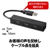 Buffalo BUFFALO USB Hub USB 2.0 Bus Power 4-Port Black