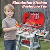 Play Kitchen Toys for Kids BBQ Grill Playset with Food,