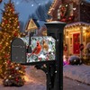 Winter Cardinal Birds Mailbox Cover - Magnetic Standard Size 18"