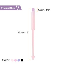 HARFINGTON 4pcs Pumice Stone Nail File, Pumice Nail Stick Cuticle Remover, Professional Quartz Stone Nail Filing Manicure Tool for Salon Nail Art Care