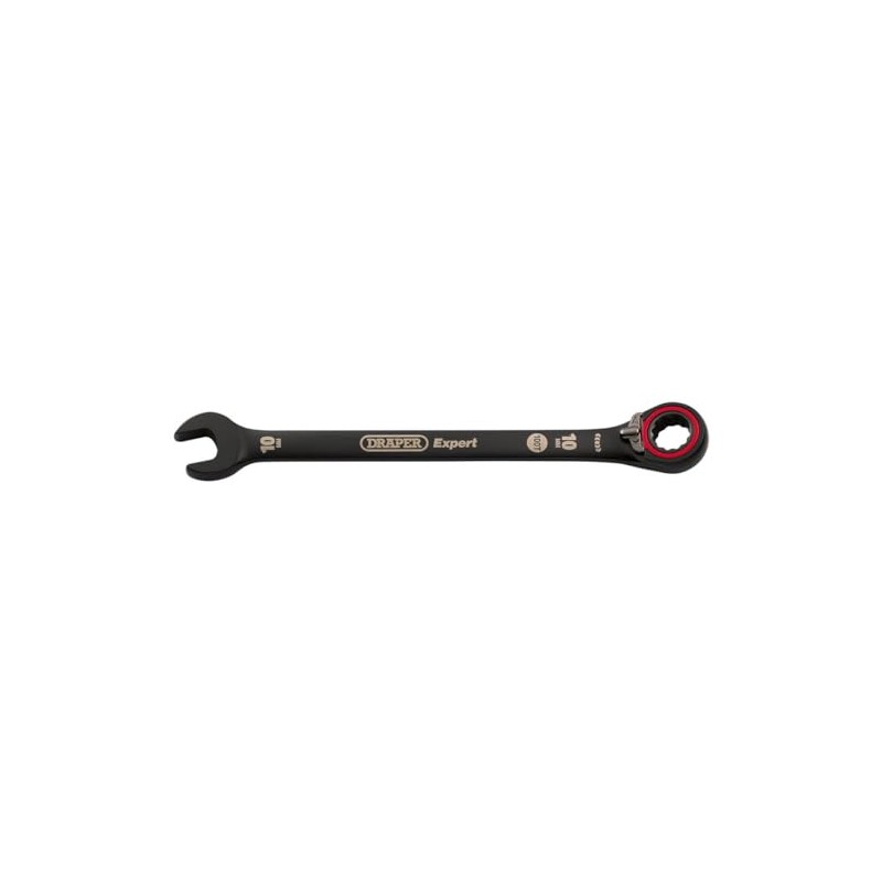 Draper 03900 Expert HI-TORQ Metric Reversible Ratchet Combination Spanner, 10mm,