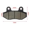RedCap GY6 Chinese Scooter Front Disc Brake Pad Set for