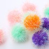 Osvela Cat Pom Pom Sparkle Fuzzy Balls 2 Inches Interactive