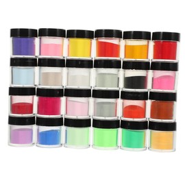 Baluue Pack Nail Art Powders Crystal Carved Pigment Powders Versatile Nail Decoration for Manicure