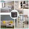 BTSKY Wooden + PU Retro Household Office Cube Square Tissue