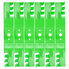 TENGMUJX 6 Pack Mower Mulching Blade Replaces OEM 942-0677 742-0677 942-0677 Toro 112-0931 for 54 inch Deck MTD Cub Cad et RZT S54 GT1054 GT2300 LGT1054 LGTX1054 Lawn Mower