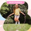 2 Pcs Jump Rope for Kids Adjustable (Pink+Blue)