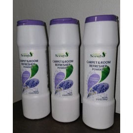 Great Scents Lot 3x 17.6oz Lavender & Chamomile Great Scents Carpet & Room Refresher Powder
