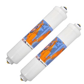 IPW Industries Inc-Omnipure - (K2505-KK) - 10" x 2" Sediment Inline Filter - 5 Micron 3/8" Quick Connect / 2 Pack