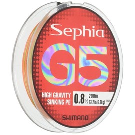 Shimano PE Line Sepfia G5 200m 0.8 Multi Color PL-E65N Fishing Line