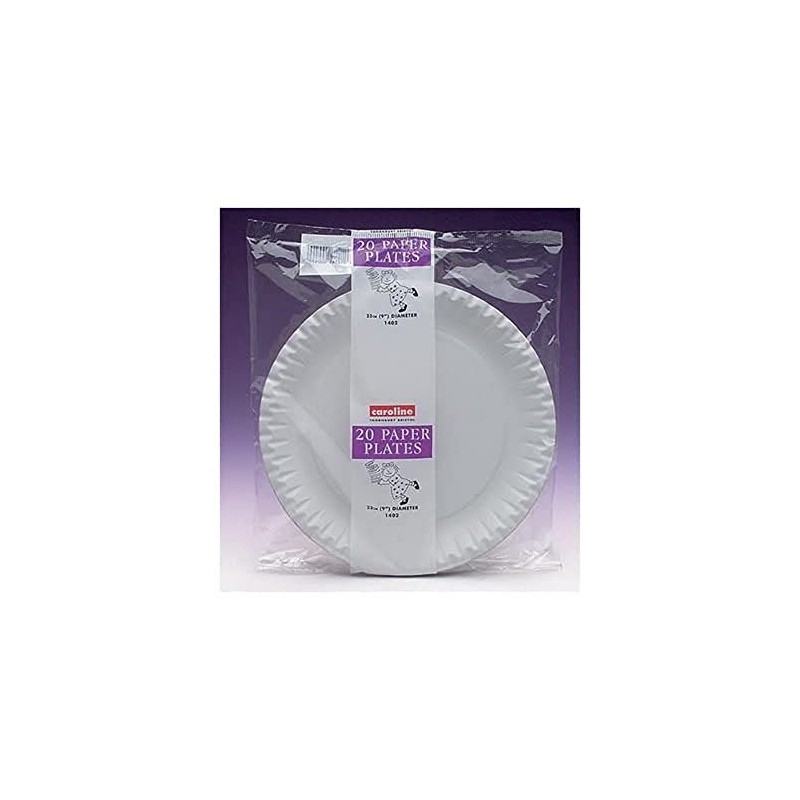 Caroline 20 Paper Plates 9'' - 1402