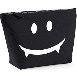 Hippowarehouse Smiling Vampire Face printed make up cosmetic wash bag 18x19x9cm