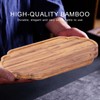 Simple Tea Tray Bamboo Tea Serving Tray Dish Saucer Home