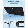 Proadsy Windshield Sun Shade Umbrella for Ford Bronco 2/4 Door