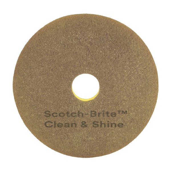 Scotch-Brite CS14 Scotch-BriteClean & Shine Pad, 14 in, 5/Case