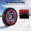 KFFKFF Automotive Snow Socks for Tires, Winter Traction Covers for